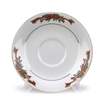 Poinsettia & Ribbon by Fairfield, China Saucer