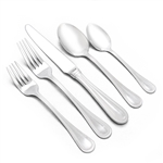Royal Bead by Wallace, Stainless 5-PC Setting w/ Soup Spoon
