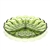 Fairfield Avocado Green by Anchor Hocking, Glass Relish Dish, 3-Part