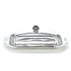 Crisscross by Hazel Atlas, Glass Butter Dish, Clear