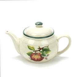 Red Apple by Housewares Int., Stoneware Demi Teapot, Four Cup