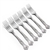 Morning Glory by Alvin, Sterling Luncheon Forks, Set of 6