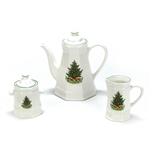 Christmas Heritage by Pfaltzgraff, Stoneware 3-PC Coffee Service