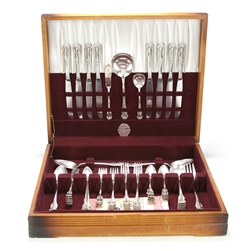 Holiday by National, Silverplate Flatware Set, 71 PC Set