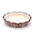 Floral Lace Red by Temp-Tations, Stoneware Quiche Plate