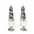 White Orchid by Community, Silverplate Salt & Pepper Shakers