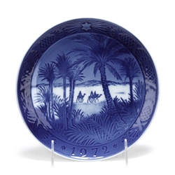 Christmas Plate by Royal Copenhagen, Porcelain Decorators Plate, In The Desert