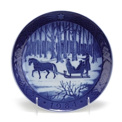 Christmas Plate by Royal Copenhagen, Porcelain Decorators Plate, Jingle Bells
