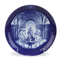 Christmas Plate by Royal Copenhagen, Porcelain Decorators Plate, Christmas At Tivoli