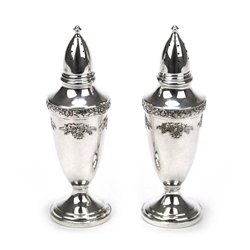 Rose Bouquet by Fisher Silversmiths, Sterling Salt & Pepper Shakers