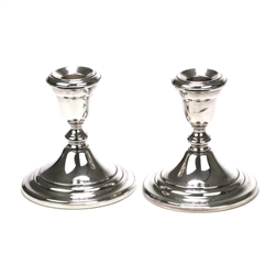 Colonial by Gorham, Silverplate Candlestick Pair