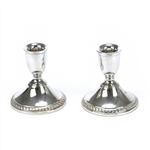 Candlestick Pair by Preisner, Sterling, Gadroon Edge