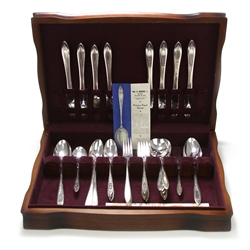 Debutante by Wm. A. Rogers, Silverplate Flatware Set, 52 PC Set