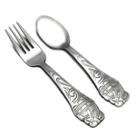 Noah's Ark by Oneida, Stainless Youth Spoon & Fork