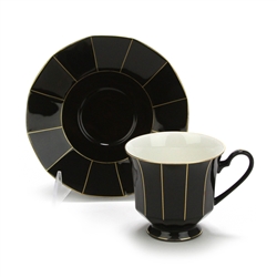 Midnight Gold by Mikasa, China Cup & Saucer