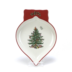 Christmas Tree by Spode, China Ornament Dish, Red