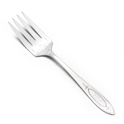Adam by Community, Silverplate Cold Meat Fork, Monogram D