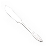 Adam by Community, Silverplate Butter Spreader, Flat Handle, Monogram D