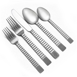 Wavy Lines by Libbey, Stainless 5-PC Setting w/ Soup Spoon