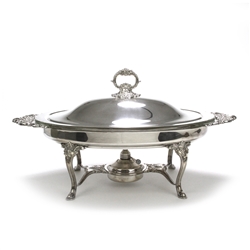 Baroque by Wallace, Silverplate Chafing Dish, Oval