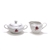 Cream Pitcher & Sugar Bowl by Japan, China, Red Rose