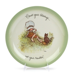 Holly Hobbie by American Greetings, China Collector Plate, "Count Your Blessings…