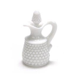 American Hobnail Milk Glass by Westland Co., Glass Cruet