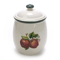 Apples, Casuals by China Pearl, Stoneware Canister, Medium