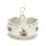 Sweet Violets by Norcrest, China Basket, Miniature