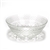 Antique Clear by Cristal D'Arques, Glass Salad Bowl