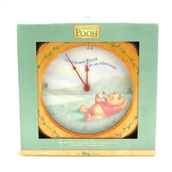 Clock by Disney, Glass, Winnie The Pooh