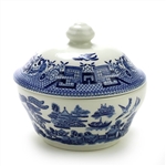 Blue Willow by Churchill, Stoneware Sugar Bowl w/ Lid