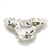 Sweet Violets by Norcrest, China Relish Dish, 3 Part