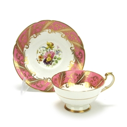 Cup & Saucer by Paragon, China, Pink & Gold
