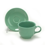 Fiesta, Green by Homer Laughlin Co., Ceramic Cup & Saucer