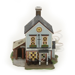 New England Village by Department 56, Porcelain Figurine, P.L Wheeler Bicycle Shop