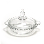 Candlewick by Imperial, Glass Round Covered Buitter Dish, Round, Covered