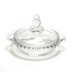 Candlewick by Imperial, Glass Round Covered Buitter Dish, Round, Covered