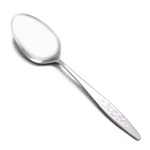 Dessert Place Spoon by Japan, Stainless, Rose & Leaf Design