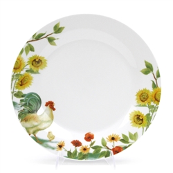 Garden Rooster by Pfaltzgraff, Stoneware Dinner Plate