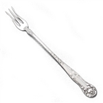 Wild Rose by Oneida, Silverplate Pickle Fork, Long Handle