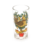 Twelve Days of Christmas by Indiana, Glass Tumbler, Partridge, 1st