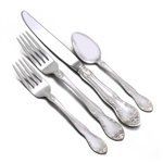 New Elegance by Gorham, Silverplate 4-PC Setting, Luncheon, Modern