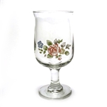 Tea Rose by Pfaltzgraff, Glass Goblet, 10 oz.
