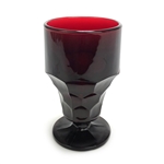Georgian Ruby by Anchor Hocking, Glass Tumbler, Footed