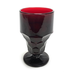 Georgian Ruby by Anchor Hocking, Glass Tumbler, Footed