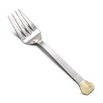Charlemagne, Gold Accent by Wallace, Stainless Cold Meat Fork