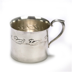 Baby Cup by Reed & Barton, Silverplate, Ducks