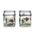 Poppies On Blue by Lenox, Glass Votive, Pair