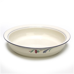 Poppies On Blue by Lenox, Chinastone Vegetable Bowl, Round